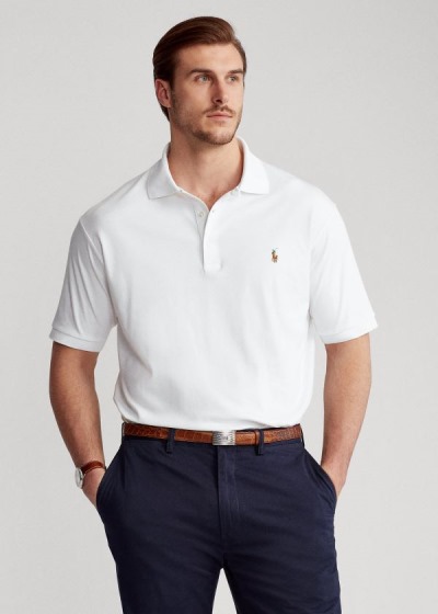 Polos Polo Ralph Lauren Hombre Blancos - Classic Fit Soft Cotton - ZACXJ0693